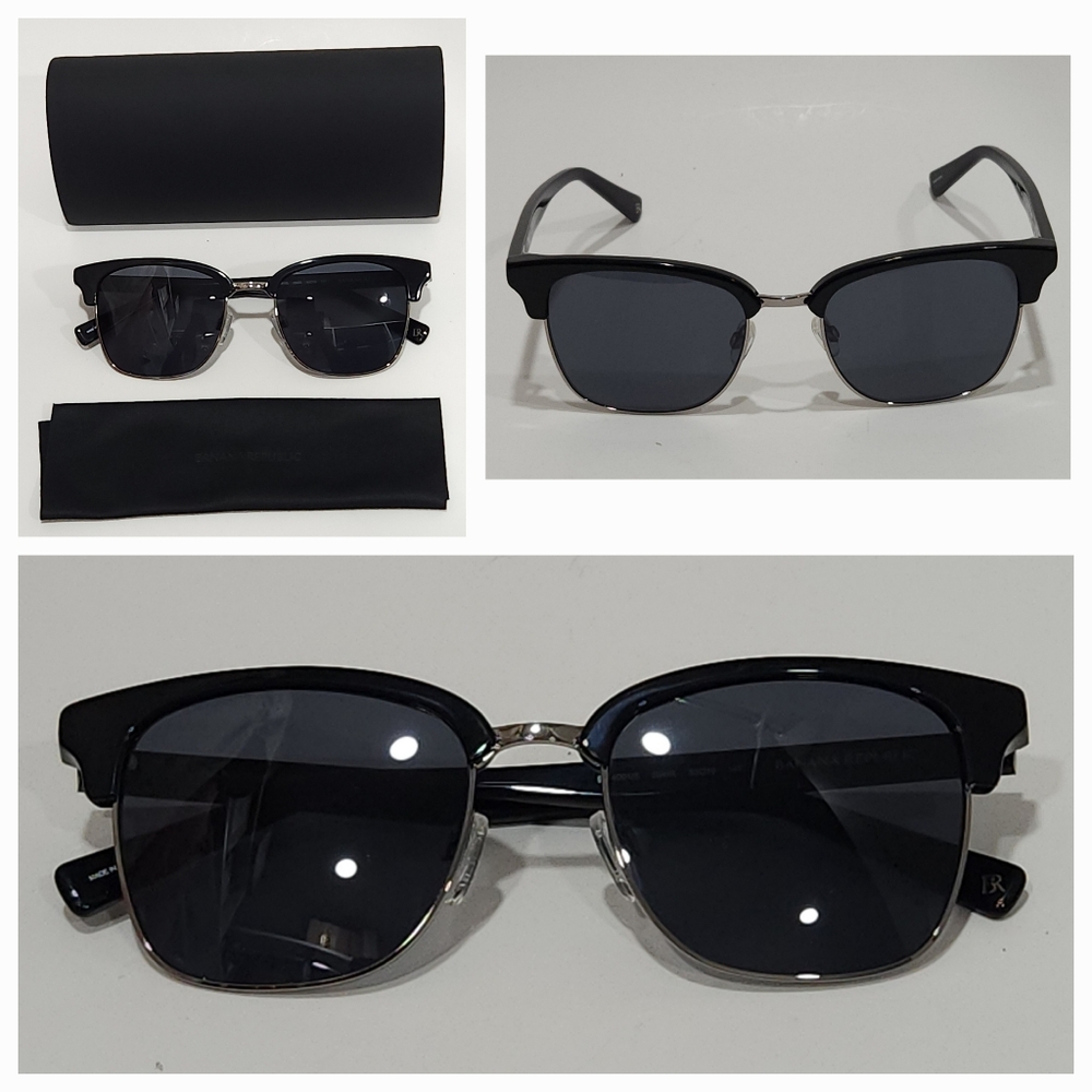 BANANA REPUBLICBR 4001/S Black , Rectangular Men's Sunglasses
